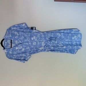 Lucky Brand tropical animal print shirt dress size XL NWT